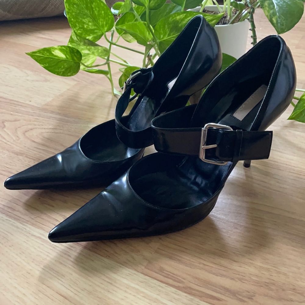 Michael Kors leather pump heels